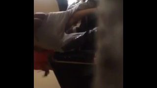 Spying on his sister and her boyfriend